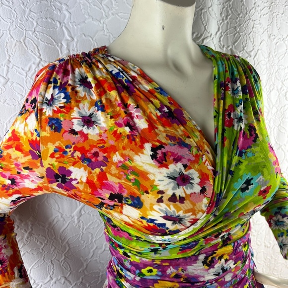 MSGM Mixed Print Dress - Picture 5 of 10